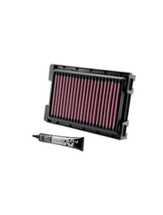 K&N HA-2511 air filter installed in Honda CBR125R engine bay
