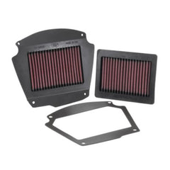 K&N YA-1602 High Flow Washable Replacement Air Filter for Yamaha XV1700 Road Star Warrior and Midnight Warrior 2002-2009