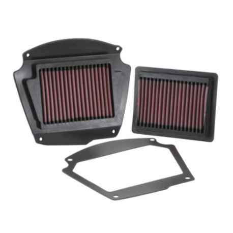 K&N YA-1602 High Flow Washable Replacement Air Filter for Yamaha XV1700 Road Star Warrior and Midnight Warrior 2002-2009