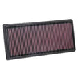 K&N 33-5093 high-performance washable air filter for Land Rover Defender, Discovery, and Range Rover SUVs