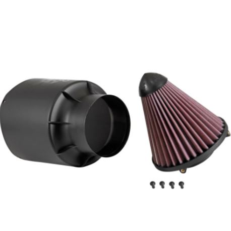 K&N 54-5000 universal high-flow air intake system cold air performance filter kit for increased horsepower and acceleration