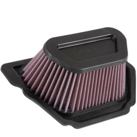 K&N YA-1015 High-Flow Washable Reusable Air Filter for Yamaha YZF-R1 R1M R1S MT-10 Performance Engine Air Filter