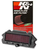 K&N KA-6512 High Flow Washable Reusable Air Filter for Kawasaki Ninja 650 EX650 ER6N ER6F Performance Motorcycle Air Filter