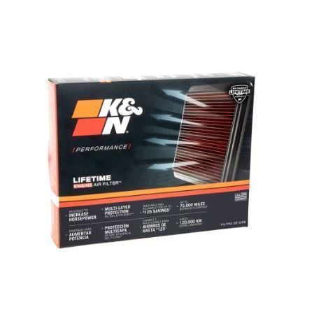 K&N DU-1118 high-flow washable air filter for Ducati Panigale V4, Streetfighter V4, Multistrada V4 and Diavel V4 performance upgrade