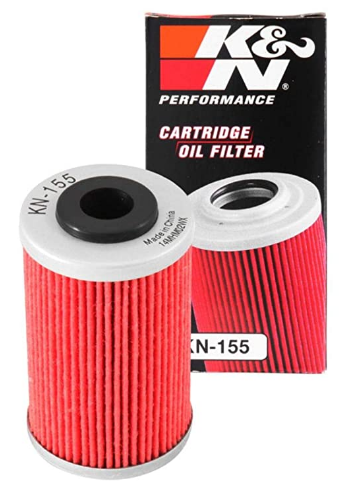 K&N KN-155 air filter KTM 390 Duke installed in airbox