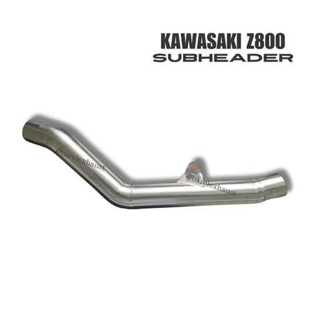 Barrel stainless steel decat link pipe for Kawasaki Z800 performance exhaust system