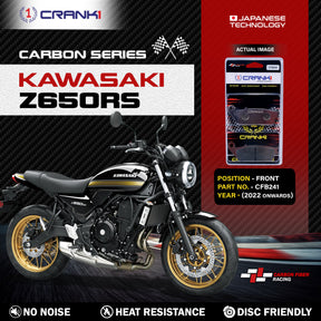 CRANK1 CFB241 carbon front brake pads for Kawasaki Z650RS 2022 onwards