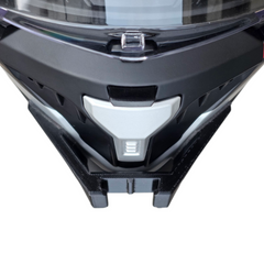 Korda Neo helmet chin mount installed for GoPro POV riding footage