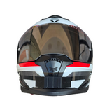 Korda Sonic helmet chin mount installed for GoPro POV riding footage