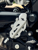LEGUNDARY Custom buckler master cylinder guard for Royal Enfield Guerrilla 450 silver aluminium
