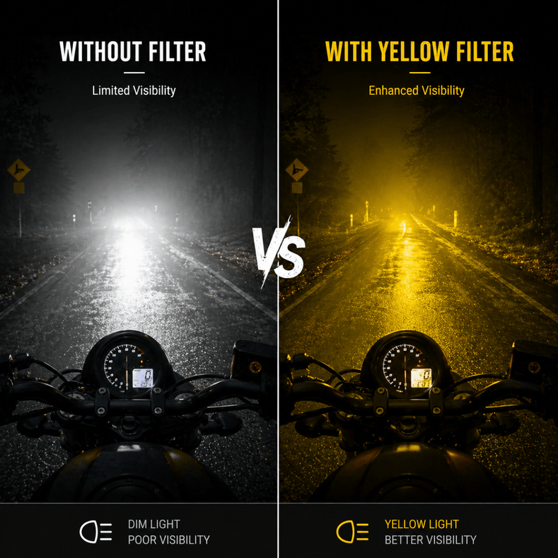 LGP yellow filter cap for 4x4 LED fog light pack of 2

