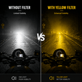 LGP yellow filter cap for 4x4 LED fog light pack of 2

