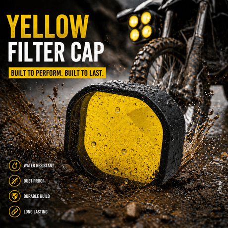 LGP yellow filter cap for 4x4 LED fog light pack of 2

