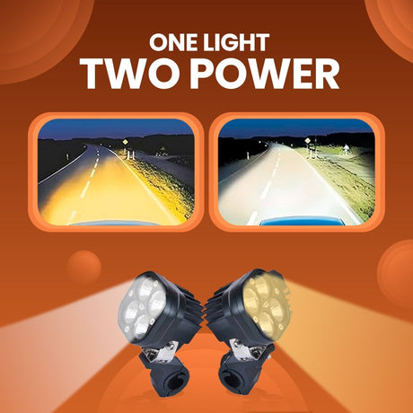 LGP DK40 LED fog lamp pair for bike and car

