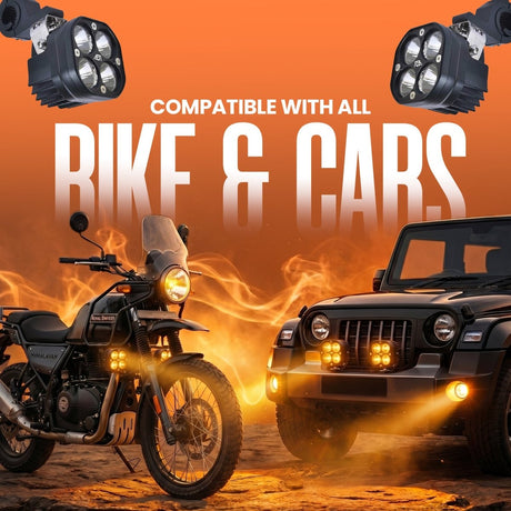 LGP DK40 LED fog lamp pair for bike and car

