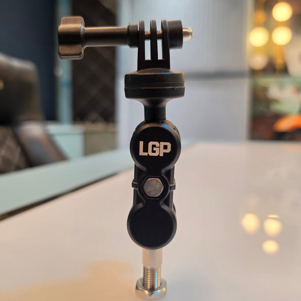 LGP adjustable motorcycle mirror camera mount

