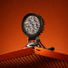 LGP 9 LED fog lamp installed on motorcycle front view