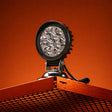 LGP 9 LED fog lamp installed on motorcycle front view