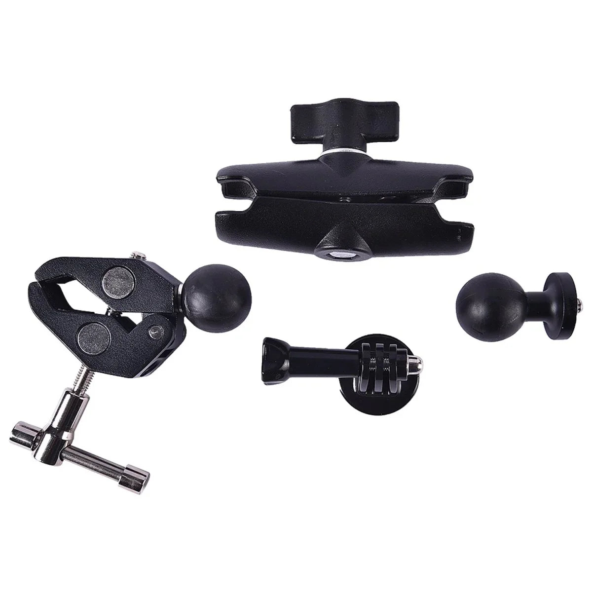 LGP CNC motorcycle camera mount 360 rotational design
