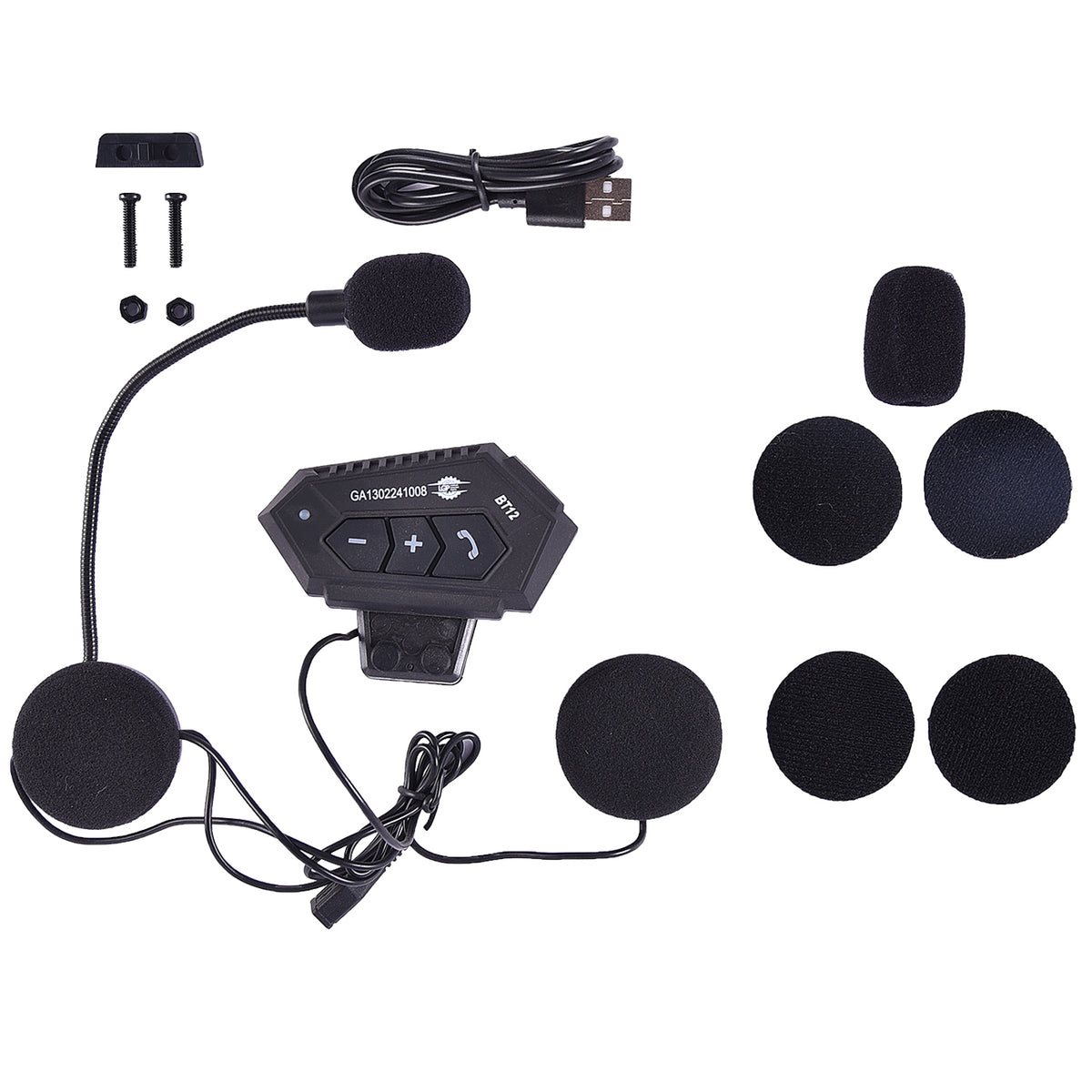 LGP BT-12 Bluetooth motorcycle helmet headset with microphone