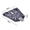 LGP Universal 45L Top Box Carrier Plate Black Metal