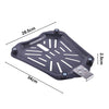 LGP Universal 55L Top Box Carrier Plate Black Metal