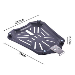 LGP Universal 55L Top Box Carrier Plate Black Metal