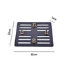 LGP Universal 5L Top Box Carrier Plate Black Metal