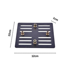 LGP Universal 5L Top Box Carrier Plate Black Metal