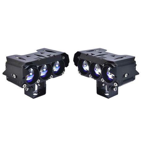 LGP DK300 projector fog lamp triple lens 8000 lumens dual color yellow white for bikes