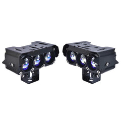 LGP DK300 projector fog lamp triple lens 8000 lumens dual color yellow white for bikes