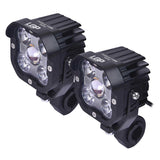 LGP DK50 110W high power dual color yellow white waterproof motorcycle spotlight