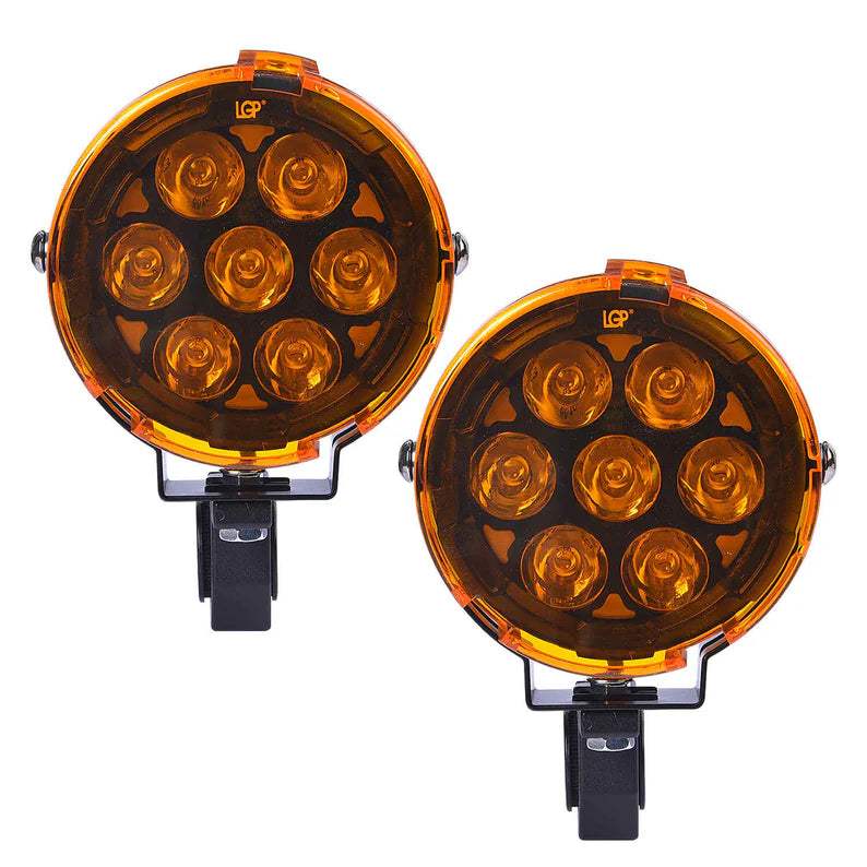 LGP DK80 Pro 160W dual color yellow white waterproof motorcycle spotlight fog lamp