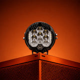 LGP Little Monster LED fog lamp installed on motorcycle