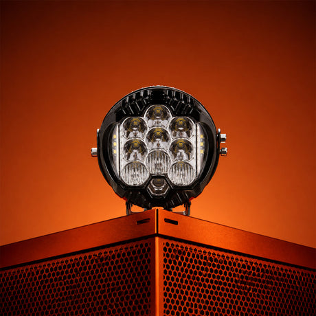 LGP Little Monster LED fog lamp installed on motorcycle