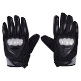 LGP Riding Gloves 035 black full finger biker gloves