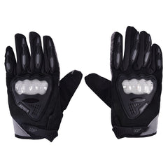 LGP Riding Gloves 035 black full finger biker gloves