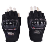 LGP half finger riding gloves black biker gloves
