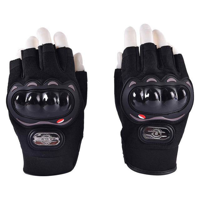 LGP half finger riding gloves black biker gloves