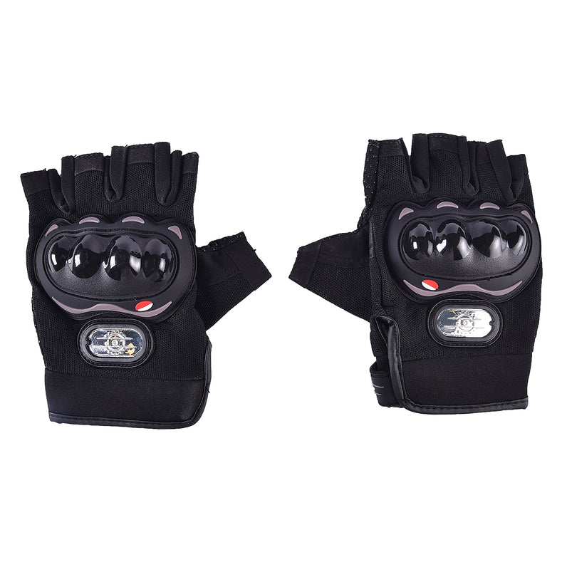 LGP half finger riding gloves black biker gloves