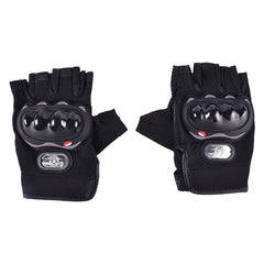 LGP half finger riding gloves black biker gloves