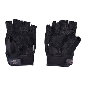 LGP half finger riding gloves black biker gloves