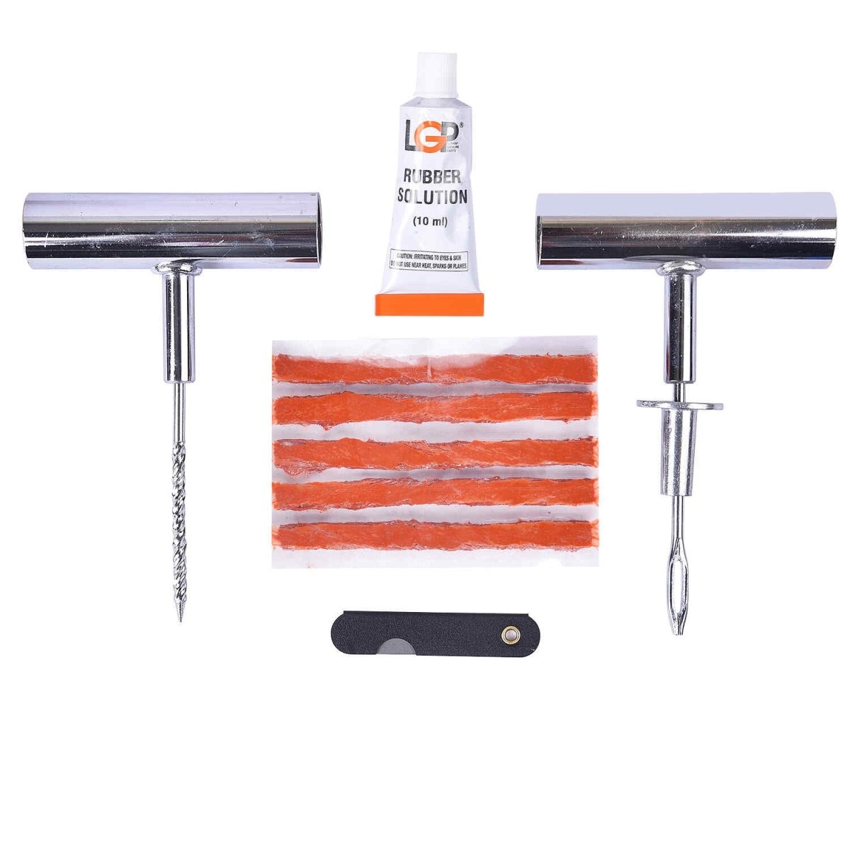 LGP T0501 tubeless tyre repair kit with T-handle reamer and plug insertion tool
