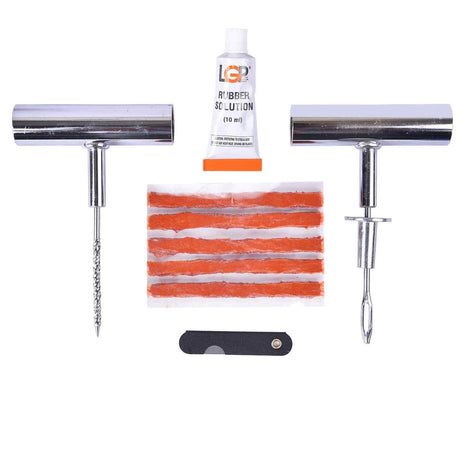 LGP T0501 tubeless tyre repair kit with T-handle reamer and plug insertion tool
