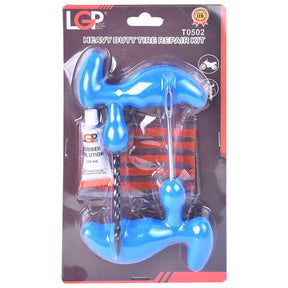LGP T0501 heavy duty tubeless tyre puncture repair kit for car bike SUV ATV

