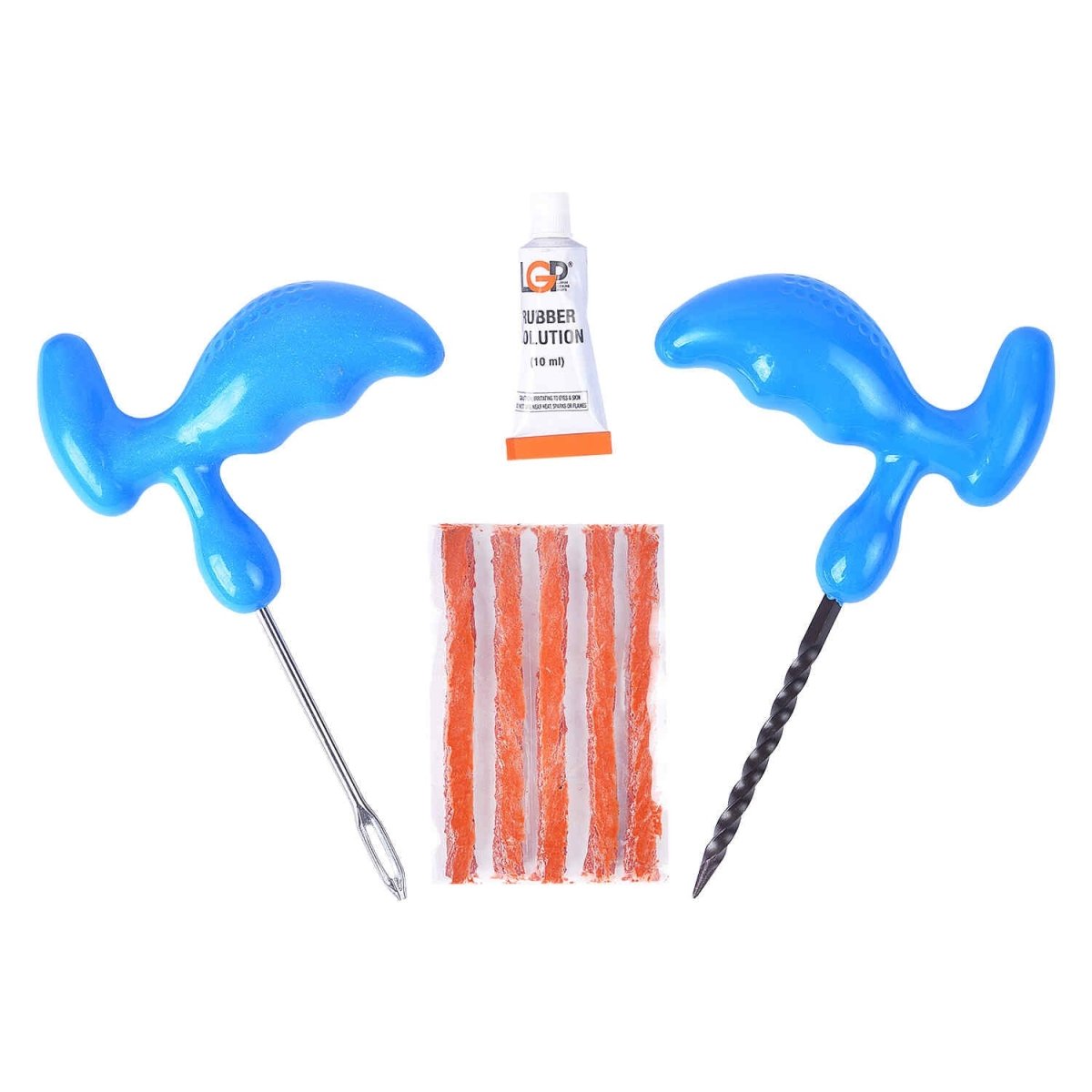 LGP T0501 heavy duty tubeless tyre puncture repair kit for car bike SUV ATV

