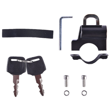 LGP helmet handle fitting lock for motorcycle security