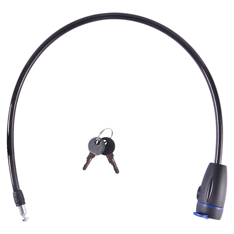LGP helmet VEGA lock installed on motorcycle