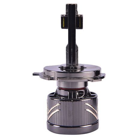 H4 LED Headlight Bulb 200W 20000LM installed in car headlamp