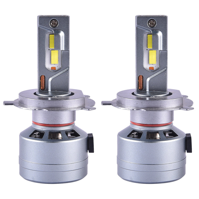 LGP H4 LED Headlight Bulb 300W 30000LM installed in car